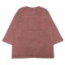 画像1: Good On（グッドオン）80's FOOTBALL Tee（80'sフットボールTシャツ）"Pigment Dye"/Bordeaux（ボルドー） (1)