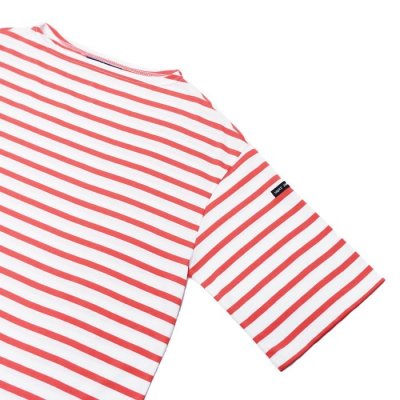 画像4: SAINT JAMES（セントジェームス）PIRIAC LOOSE（ピリアック・ルーズ）"Women" / NEIGE×TOMETTE（ホワイト×トマトレッド）