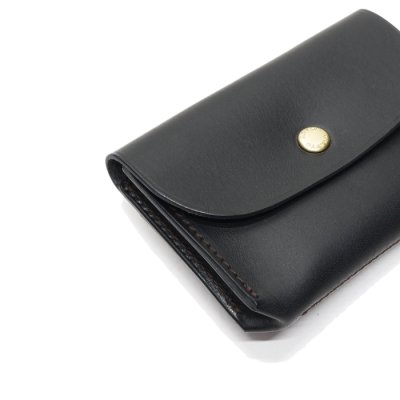 画像3: ARTS&CRAFTS(アーツアンドクラフツ)FLAP CARD CASE(フラップカードケース)ELBAMATT ACC/Black(ブラック)