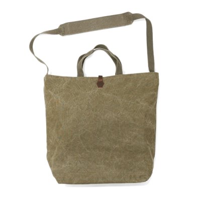 画像2: ARTS&CRAFTS（アーツアンドクラフツ）2WAY GROCERY TOTE（2ウェイグロサリートート）#9 CANVAS/Olive（オリーブ）