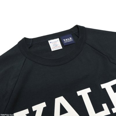 画像3: Champion（チャンピオン）T1011 US Print Raglan Sleeve T-Shirt（ティーテンイレブンUSプリントラグランスリーブTシャツ）"YALE" / Navy（ネイビー）※Sサイズのみ
