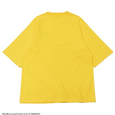 画像2: Champion（チャンピオン）T1011 US Print Raglan Sleeve T-Shirt（ティーテンイレブンUSプリントラグランスリーブTシャツ）"UC.BERKELEY" / Yellow（イエロー）Made in USA