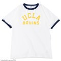 Champion（チャンピオン）PLEBE Short Sleeve Ringer T-Shirt（プレーブショートスリーブリンガーTシャツ）"UCLA"/Navy×Yellow（ネイビー×イエロー）TRUE TO ARCHIVES