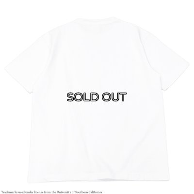 画像2: Champion（チャンピオン）T1011 US Print T-Shirt（ティーテンイレブンUSプリントTシャツ）"USC・Made in USA" / White（ホワイト）