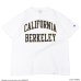 画像2: Champion（チャンピオン）T1011 US Print T-Shirt（ティーテンイレブンUSプリントTシャツ）"UC.BERKELEY" / White（ホワイト）・Navy（ネイビー）Made in USA (2)