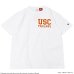 画像2: Champion（チャンピオン）T1011 US Print T-Shirt（ティーテンイレブンUSプリントTシャツ）"USC"/White×Maroon（ホワイト×マルーン）・Cardinal（カーディナル）Made in USA (2)