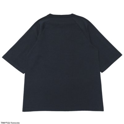 画像2: Champion（チャンピオン）T1011 US Print Raglan Sleeve T-Shirt（ティーテンイレブンUSプリントラグランスリーブTシャツ）"YALE"/Navy（ネイビー）Made in USA