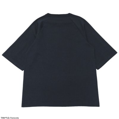 画像2: Champion（チャンピオン）T1011 US Print Raglan Sleeve T-Shirt（ティーテンイレブンUSプリントラグランスリーブTシャツ）"YALE" / Navy（ネイビー）Made in USA