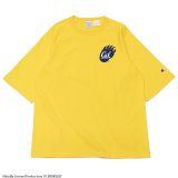 Champion（チャンピオン）T1011 US Print Raglan Sleeve T-Shirt（ティーテンイレブンUSプリントラグランスリーブTシャツ）"UC.BERKELEY"/Yellow（イエロー）Made in USA