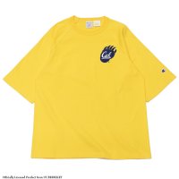 Champion（チャンピオン）T1011 US Print Raglan Sleeve T-Shirt（ティーテンイレブンUSプリントラグランスリーブTシャツ）"UC.BERKELEY" / Yellow（イエロー）Made in USA