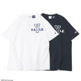 Champion（チャンピオン）T1011 US Print T-Shirt（ティーテンイレブンUSプリントTシャツ）"YALE"/White（ホワイト）・Navy（ネイビー）Made in USA