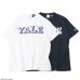 画像1: Champion（チャンピオン）T1011 US Print T-Shirt（ティーテンイレブンUSプリントTシャツ）"YALE"/White×Navy（ホワイト×ネイビー）・Navy×White（ネイビー×ホワイト）Made in USA (1)