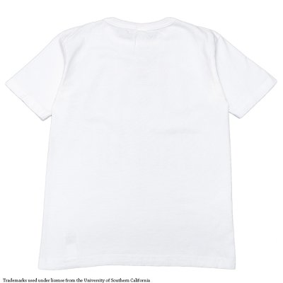 画像2: Champion（チャンピオン）T1011 US Print T-Shirt（ティーテンイレブンUSプリントTシャツ）"USC" / White×Maroon（ホワイト×マルーン）Made in USA