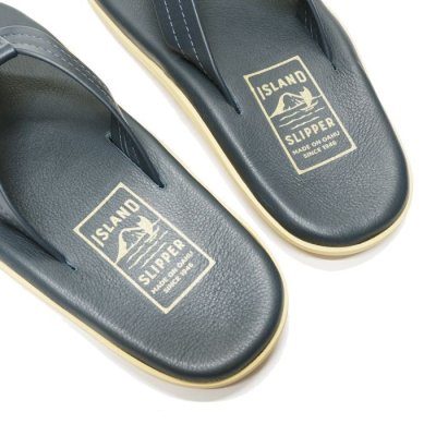 画像7: ISLAND SLIPPER（アイランドスリッパ）PT202 (レザートングサンダル) / Navy（ネイビー）
