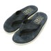 画像1: ISLAND SLIPPER（アイランドスリッパ）PT203 (レザートングサンダル) "Suede" / Navy（ネイビー） (1)