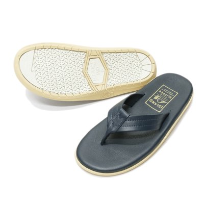 画像2: ISLAND SLIPPER（アイランドスリッパ）PT202 (レザートングサンダル) / Navy（ネイビー）