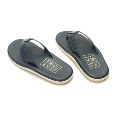 画像5: ISLAND SLIPPER（アイランドスリッパ）PT202 (レザートングサンダル) / Navy（ネイビー）