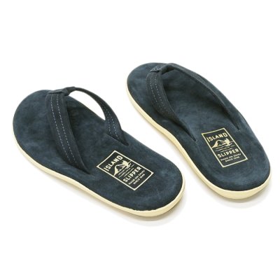 画像5: ISLAND SLIPPER（アイランドスリッパ）PT203 (レザートングサンダル) "Suede" / Navy（ネイビー）