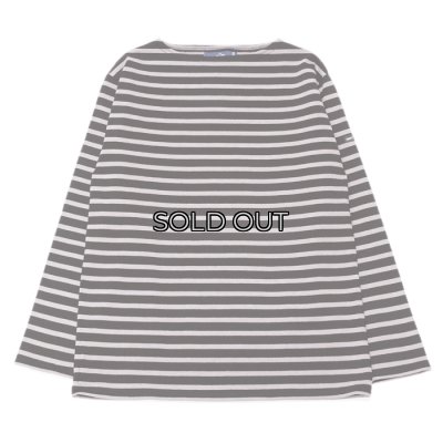 画像1: SAINT JAMES（セントジェームス）OUESSANT（ウエッソン）/NOIR×CHROME（ブラック×クロムグレー）