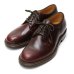 画像1: WHEEL ROBE（ウィールローブ）PLAIN TOE BLUCHER（プレーントゥブルーチャー）/Burgundy（バーガンディ） (1)