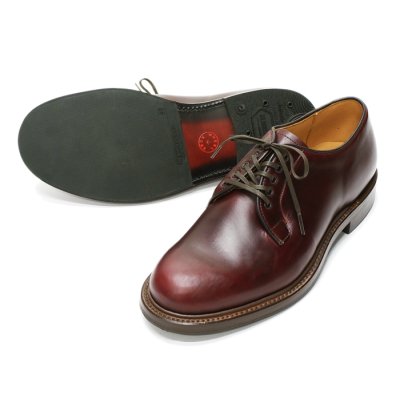 画像4: WHEEL ROBE（ウィールローブ）PLAIN TOE BLUCHER（プレーントゥブルーチャー）/Burgundy（バーガンディ）