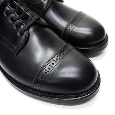 画像6: WHEEL ROBE（ウィールローブ）PUNCHED CAP DERBY（パンチドキャップトゥダービー）/ Black（ブラック）