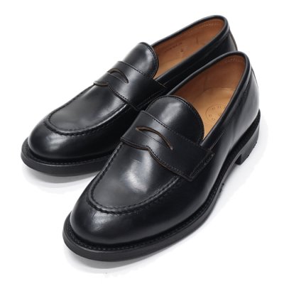 画像1: WHEEL ROBE（ウィールローブ）HEAVY STITCHING LOAFER（ヘビーステッチングローファー）/Black（ブラック）