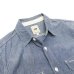 画像3: F.O.B FACTORY（エフオービーファクトリー）CHAMBRAY WORK SHIRT（シャンブレーワークシャツ）5oz SELVEDGE CHAMBRAY/Blue（ブルー）