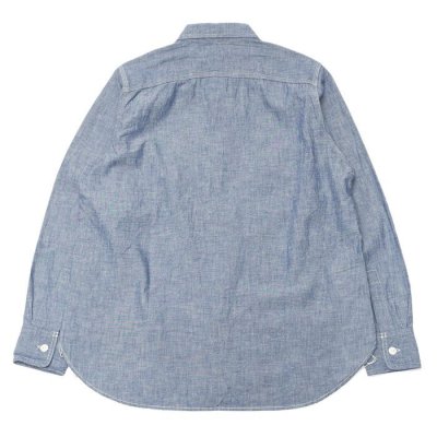 画像2: F.O.B FACTORY（エフオービーファクトリー）CHAMBRAY WORK SHIRT（シャンブレーワークシャツ）5oz SELVEDGE CHAMBRAY/Blue（ブルー）