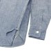 画像6: F.O.B FACTORY（エフオービーファクトリー）CHAMBRAY WORK SHIRT（シャンブレーワークシャツ）5oz SELVEDGE CHAMBRAY/Blue（ブルー）