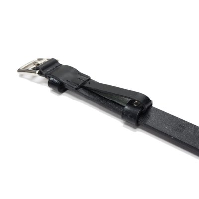 画像5: BEORMA（ベオーマ）BRIDLE LEATHER 22mm DOUBLE LOOP BELT（ブライドルレザー22mmダブルループベルト）/Black（ブラック）