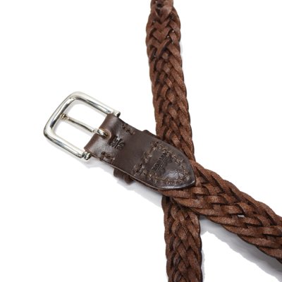 画像4: BEORMA(ベオーマ)25mm INTERLINKED PLAITED BELT(25mmメッシュベルト)/Dk.Brown(ダークブラウン)