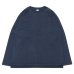 画像1: Good On（グッドオン）Long Sleeve Heavy Raglan Pocket Tee（ロングスリーブヘビーラグランポケットTシャツ）"Reactive Dye"/Navy（ネイビー）※Lサイズのみ (1)