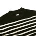 画像5: blurhms ROOTSTOCK（ブラームスルーツストック）Border Mock-neck（ボーダーモックネックシャツ）/Black×Natural（ブラック×ナチュラル）※サイズ3(L)のみ