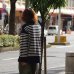 画像12: blurhms ROOTSTOCK（ブラームスルーツストック）Border Mock-neck（ボーダーモックネックシャツ）/Natural×Black（ナチュラル×ブラック）※サイズ3(L)のみ