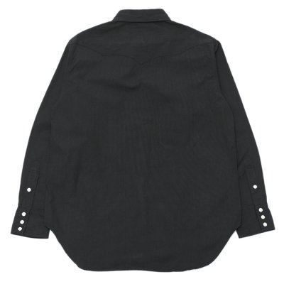 画像2: *A VONTADE（アボンタージ）Lax Western Shirts（ラックスウエスタンシャツ）"Hard Twist Yarn Cordlane" / Black（ブラック）