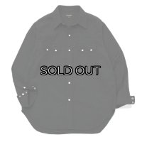 ＜40％OFF＞*A VONTADE（アボンタージ）Lax Western Shirts（ラックスウエスタンシャツ）"Hard Twist Yarn Cordlane" / Black（ブラック）※Lサイズ