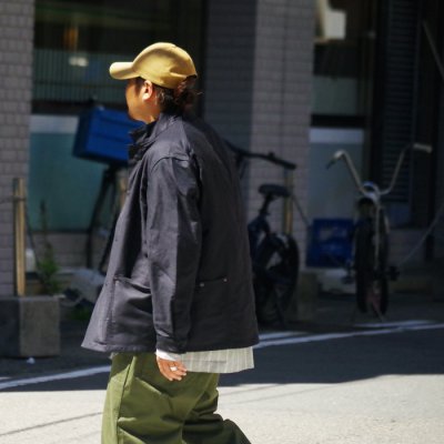 画像13: ※Exclusive※ *A VONTADE（アボンタージ）Stand Collar Coverall（スタンドカラーカバーオール）"Heavy Moleskin" / Black（ブラック）
