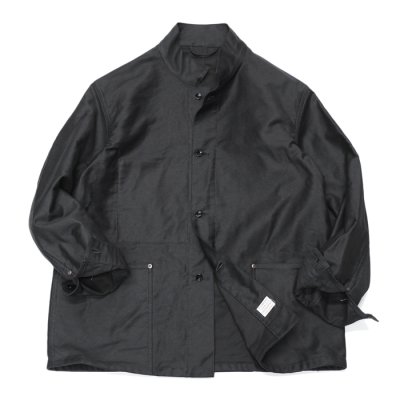 画像2: ※Exclusive※ *A VONTADE（アボンタージ）Stand Collar Coverall（スタンドカラーカバーオール）"Heavy Moleskin" / Black（ブラック）