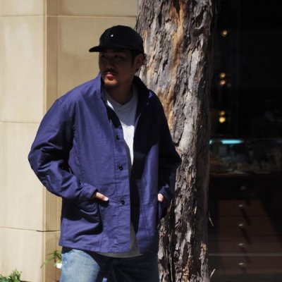 画像13: ※Exclusive※ *A VONTADE（アボンタージ）Stand Collar Coverall（スタンドカラーカバーオール）"Heavy Moleskin" / Navy（ネイビー）