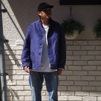 ※Exclusive※ *A VONTADE（アボンタージ）Stand Collar Coverall（スタンドカラーカバーオール）"Heavy Moleskin" / Navy（ネイビー）