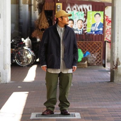 画像15: ※Exclusive※ *A VONTADE（アボンタージ）Stand Collar Coverall（スタンドカラーカバーオール）"Heavy Moleskin" / Black（ブラック）