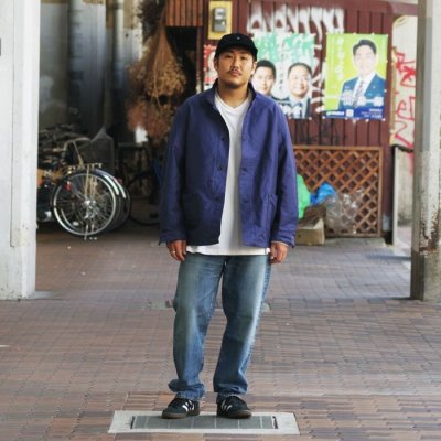 画像16: ※Exclusive※ *A VONTADE（アボンタージ）Stand Collar Coverall（スタンドカラーカバーオール）"Heavy Moleskin" / Navy（ネイビー）