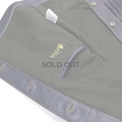 画像10: Y'2 LEATHER（ワイツーレザー）INDIGO HORSE 1st Type Jacket（インディゴホースファーストタイプジャケット）/ Indigo（インディゴ）