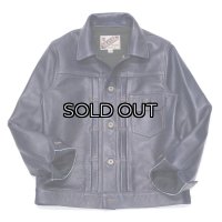 Y'2 LEATHER（ワイツーレザー）INDIGO HORSE 1st Type Jacket（インディゴホースファーストタイプジャケット）/ Indigo（インディゴ）