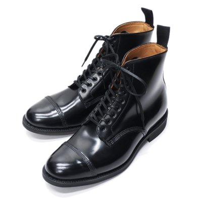 画像1: SANDERS（サンダース）Military Derby Boot（ミリタリーダービーブーツ）/Black（ブラック）