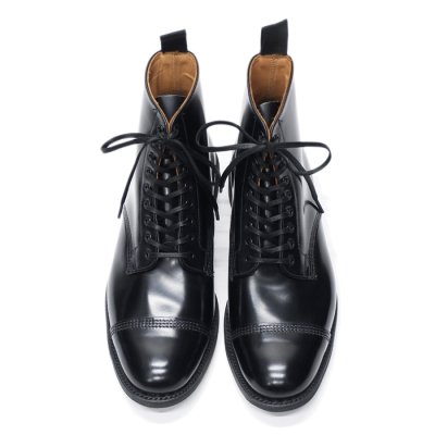 画像3: SANDERS（サンダース）Military Derby Boot（ミリタリーダービーブーツ）"Polished Leather" / Black（ブラック）