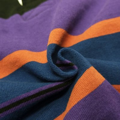 画像7: BARBARIAN(バーバリアン)Heavy Weight Rugby Collar Shirt(ヘビーウェイト ラグビーカラーシャツ)"BOLD MOUNTAINEER" / Black×Purple×Rust×D.Ocean(ブラック×パープル×ラスト×ダークオーシャン)