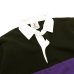 画像3: BARBARIAN（バーバリアン）Heavy Weight Rugby Collar Shirt（ヘビーウェイト ラグビーカラーシャツ）"BOLD MOUNTAINEER" / Black×Purple×Rust×D.Ocean（ブラック×パープル×ラスト×ダークオーシャン）