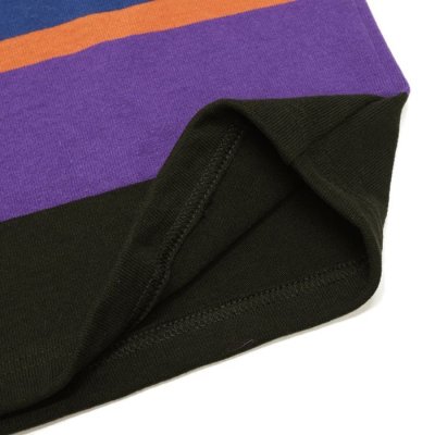 画像6: BARBARIAN(バーバリアン)Heavy Weight Rugby Collar Shirt(ヘビーウェイト ラグビーカラーシャツ)"BOLD MOUNTAINEER" / Black×Purple×Rust×D.Ocean(ブラック×パープル×ラスト×ダークオーシャン)